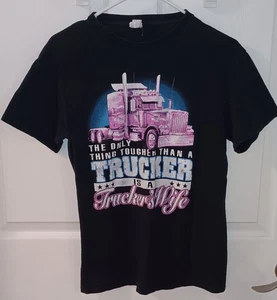 Vintage Truckers Wife Pro Delta Size Small Tee-Shirt - Picture 1 of 4