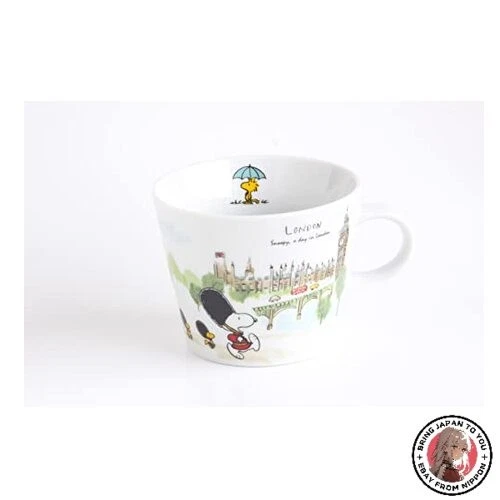 NEU Snoopy World Travel Mug London Fassungsvermögen: ca.370 ml Becher 3870050 - Bild 1 von 1