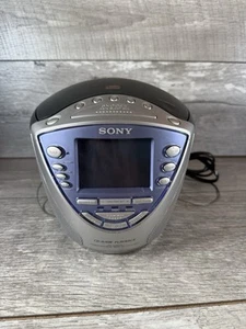Sony ICF-CD853V Dream Machine Alarm TV Weather FM/AM 4Band CD Player Clock Radio - Picture 1 of 11