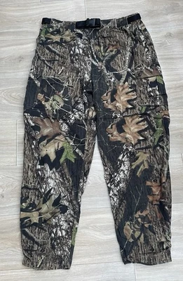 Calça Browning Masculina 2XL Mossy Oak Break Up Camuflagem Carga Cinto Caça Nylon - Imagem 1 de 4