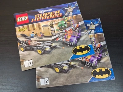 LEGO 6864 Manuals 1 & 2 – Batmobile & Two-Face Chase Instructions Only - Image 1 of 4