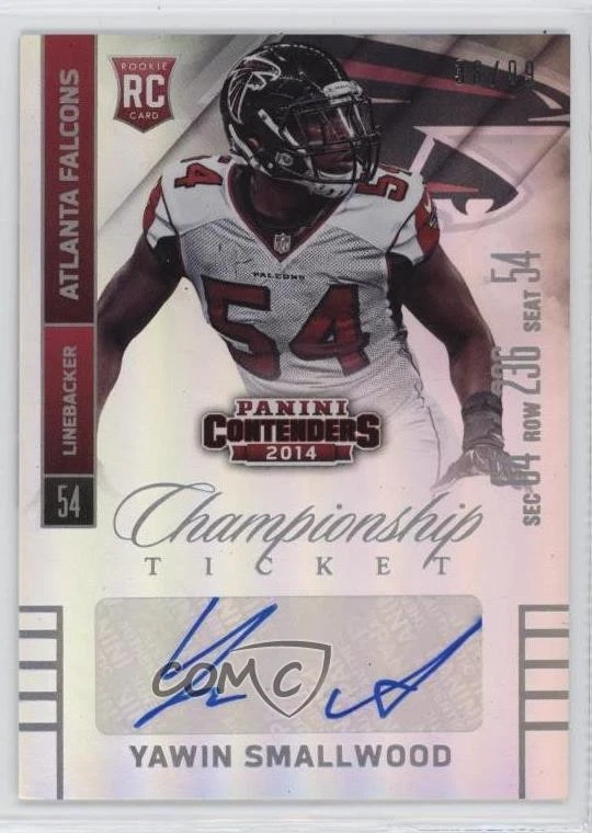 2014 Panini Contenders Championship Ticket /99 Yawin Smallwood Rookie Auto RC - Image 1 of 2
