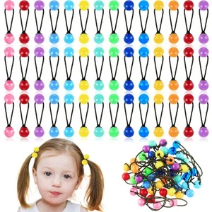 36 Pieces Hair Ties Balls Ponytail Holders Colorful Twin Bead Ponytail Balls ... - Picture 1 of 7