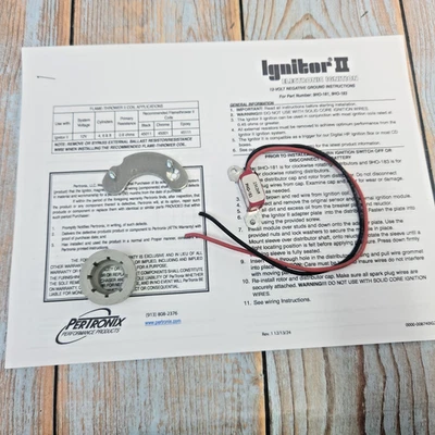 Pertronix 9HO183 for Ignitor II Ignition Points to Electronic Conversion Kit NOS - Image 1 of 4