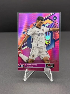 2023 Topps Finest MLS - Julian Aude #79 Refractor (RC) 5/125 - Image 1 of 2