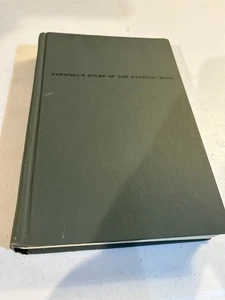 1971 hardcover, Farwell's Rules of the Nautical Road, traffic rules for boats - Bild 1 von 9