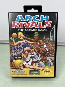 Arch Rivals Sega Genesis Complete Video Game Basketball Arcade Action 1992 - Picture 1 of 5
