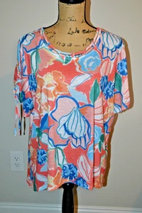 Top Alfred Dunner multicolor con escote de cuentas - PXL - Imagen 1 de 2