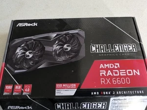 ASRock RX 6600 8GB Challenger D GDDR6 Video Graphics Card - Bild 1 von 3