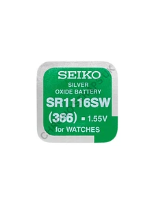 Seiko 366 / SR1116SW Silver Oxide Watch Battery - Picture 1 of 1