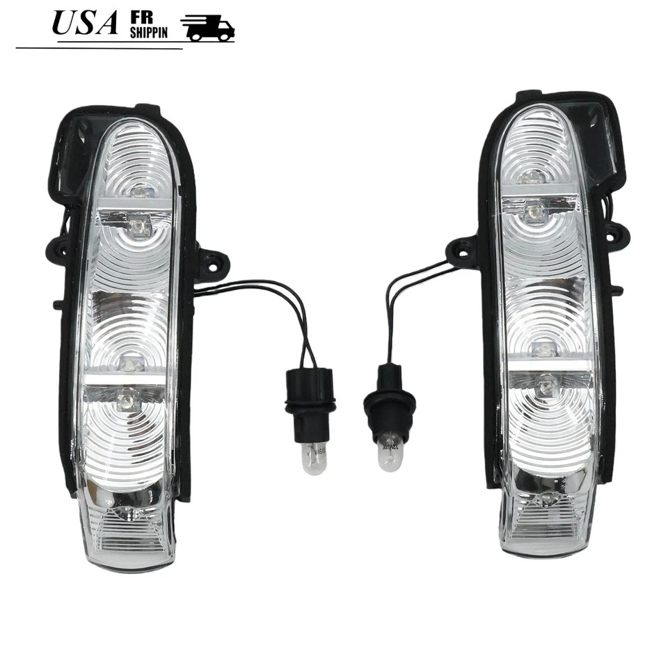 2X Luz de señal de giro del espejo lateral L+R para Mercedes Benz Clase E W211 S211 2002-06 Foto 1 de 4