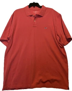 Camisa polo de golf Vineyard Vines de algodón para hombre talla XL manga corta salmón usada en excelente estado - Imagen 1 de 8