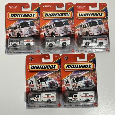 Pierce Arrow XT Fire Engine and International Terrastar Ambulance - Matchbox Lot - Изображение 1 из 2