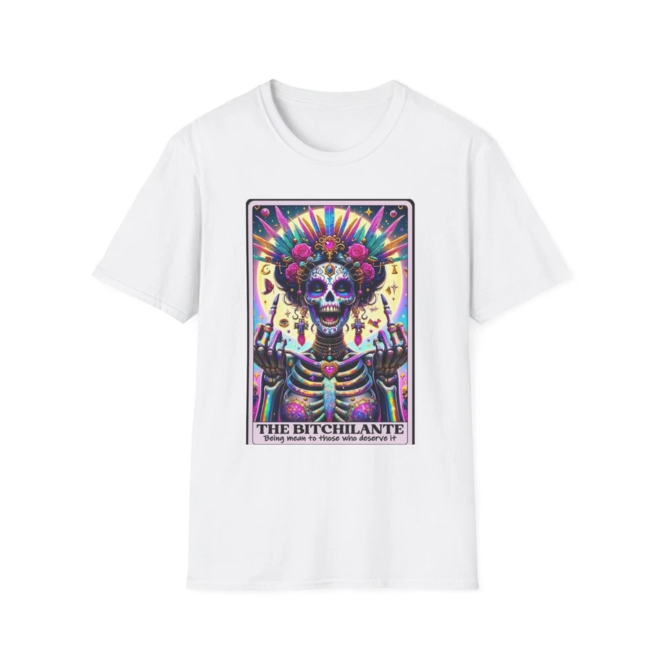 Camiseta Carta Tarot - Bitchilante Unisex Foto 1 de 1