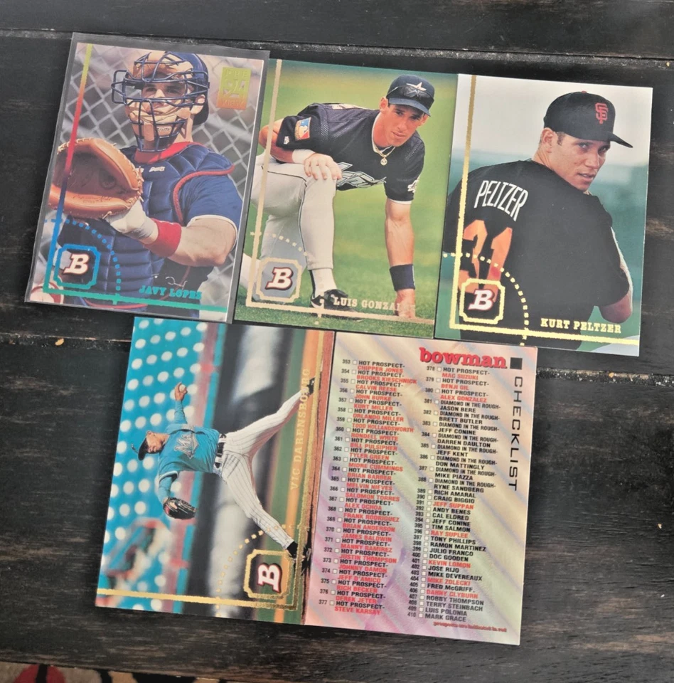 1994 Bowman baseball cards select to complete your set - Image 1 of 1