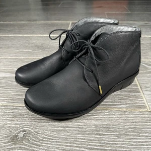 Stivaletti stringati Dansko Joy neri in pelle nabuk chukka da donna taglia 40 (9,5) - Foto 1 di 15