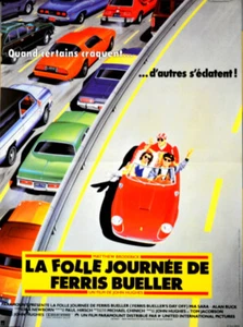 Matthew Broderick FERRIS BUELLER'S DAY OFF John Hughes 1986 FRENCH POSTE 16x22 - Picture 1 of 1