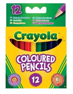 12 packs of 12 Crayola Half Length 144 Coloured Pencils Fun Creative Activity - Picture 1 of 1