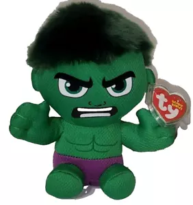 Ty Beanie Baby - HULK (Marvel)(6 Inch) NEW MWMTs Plush Stuffed Animal  Toy - Picture 1 of 9