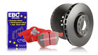 EBC Rear Brake Kit Standard Discs &amp; Redstuff Pads for Nissan 370Z 3.7 (2009 on)