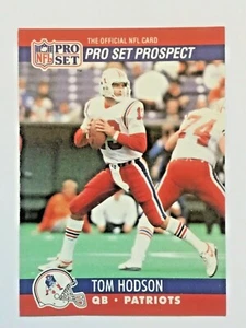 Tom Hodson, Patriots, 1990 Pro Set, Pro Set Prospect #739, ROOKIE CARD RC, + LOT - Bild 1 von 4