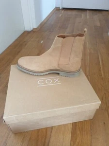 Chelseaboots Velourleder Beige - Bild 1 von 3