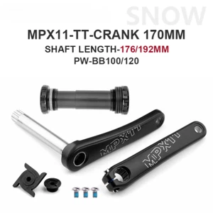 Snow Bike Fatbike Crankset 176/192 Mm Crank Arm with Bottom Bracket - Picture 1 of 21