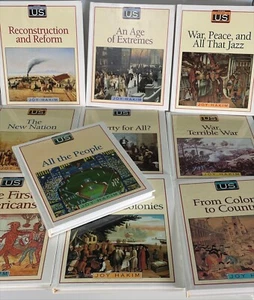 Oxford A History of US by JOY HAKIM 1994 Edition TEN BOOKS collection HARD COVER - Imagen 1 de 8