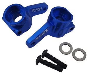 NHX RC Aluminum Front Spindle Knuckle (2) for Traxxas 1967 C10 Drag Slash -Blue - Picture 1 of 4