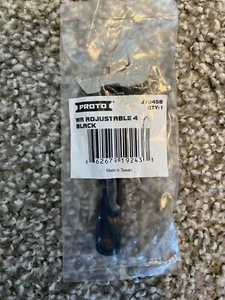 Proto J704SB WR 4" Black Oxide Adjustable Wrench with 1/2" Jaw Capacity NEW - Picture 1 of 2