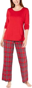 Family PJs Damen Weihnachten Urlaub Pyjama Oberteil Rot S "TOP ONLY" - Bild 1 von 2