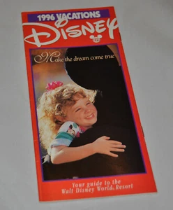 Walt Disney World 1996 Vacations (Information Guide Pamphlet) FAST SHIPPING!! - Picture 1 of 10