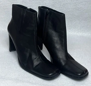 Sara Jordan halbhohe Lederstiefel schwarz Größe 9 B - Bild 1 von 8