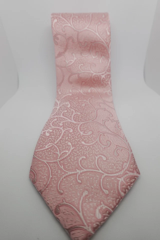 Галстук мужской SEAN JOHN 100% шелк розовый пейсли 121148 - Изображение 1 из 4
