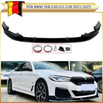 Spoilerlippe Frontspoiler SCHWARZ Für BMW 5er G30 G31 LCI 21-23 Sport MP Style - Bild 1 von 4