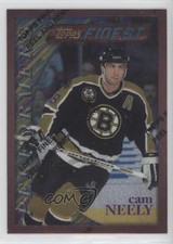 1995-96 Topps Finest Cam Neely #9 HOF