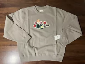Sudadera Aime Leon Dore ALD con apliques florales ramo cuello redondo beige talla XL - Imagen 1 de 10