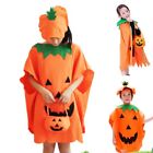 Cute Pumpkin Dress Outfits Masquerade Party Props Cosplay Dress Up for Adult Kid