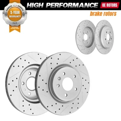 Rotores de disco de freno delanteros traseros para Ford Explorer Flex Taurus 2011-2019 Foto 1 de 4