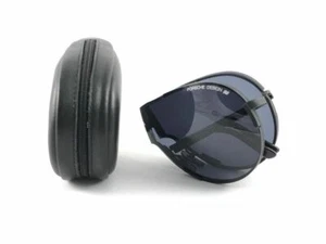 VINTAGE PORSCHE DESIGN FOLDABLE 5629 90 BLACK FRAME GREY LENS 1980 LARGE AUSTRIA - Picture 1 of 10