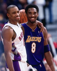 Vince Carter & Kobe Bryant Raptors Lakers 8x10 NBA Vintage Basketball Photo - Picture 1 of 1