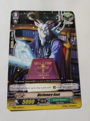 Cardfight!! Vanguard Dictionary Goat BT07/064EN C CFV EX  - Image 1 of 4