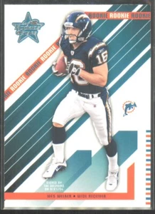 2004 Leaf Rookies & Stars Wes Welker Rookie Miami Dolphins #185 - Picture 1 of 2