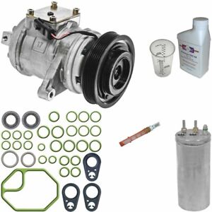 For Jeep Wrangler 2002-2006 Omega AC Compressor w/ A/C Repair Kit TCP