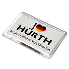 FRIDGE MAGNET - I Love Hurth, North Rhine-Westphalia - Germany