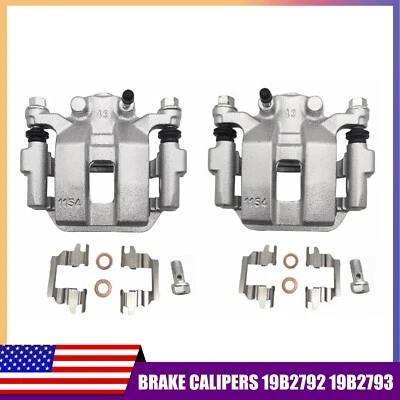2 x Rear Brake Calipers w/ Bracket for 2003-2005 Infiniti G35 Nissan 350Z Murano - Image 1 of 4