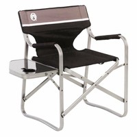 coleman steel deck chair