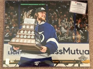 ANDREI VASILEVSKIY TAMPA BAY LIGHTNING SIGNED 16 X 20 STANLEY CUP PHOTO FANATICS - Picture 1 of 1