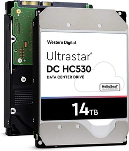 WD Ultrastar DC HC530 14TB SATA 6G 3.5" 7200RPM Enterprise HDD -WUH721414ALE601 - Picture 1 of 10