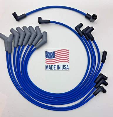 1977-79 FORD 302 351W 460 пикап F250 F350 VAN E250 E 350 синий свечи зажигания провода - Изображение 1 из 3